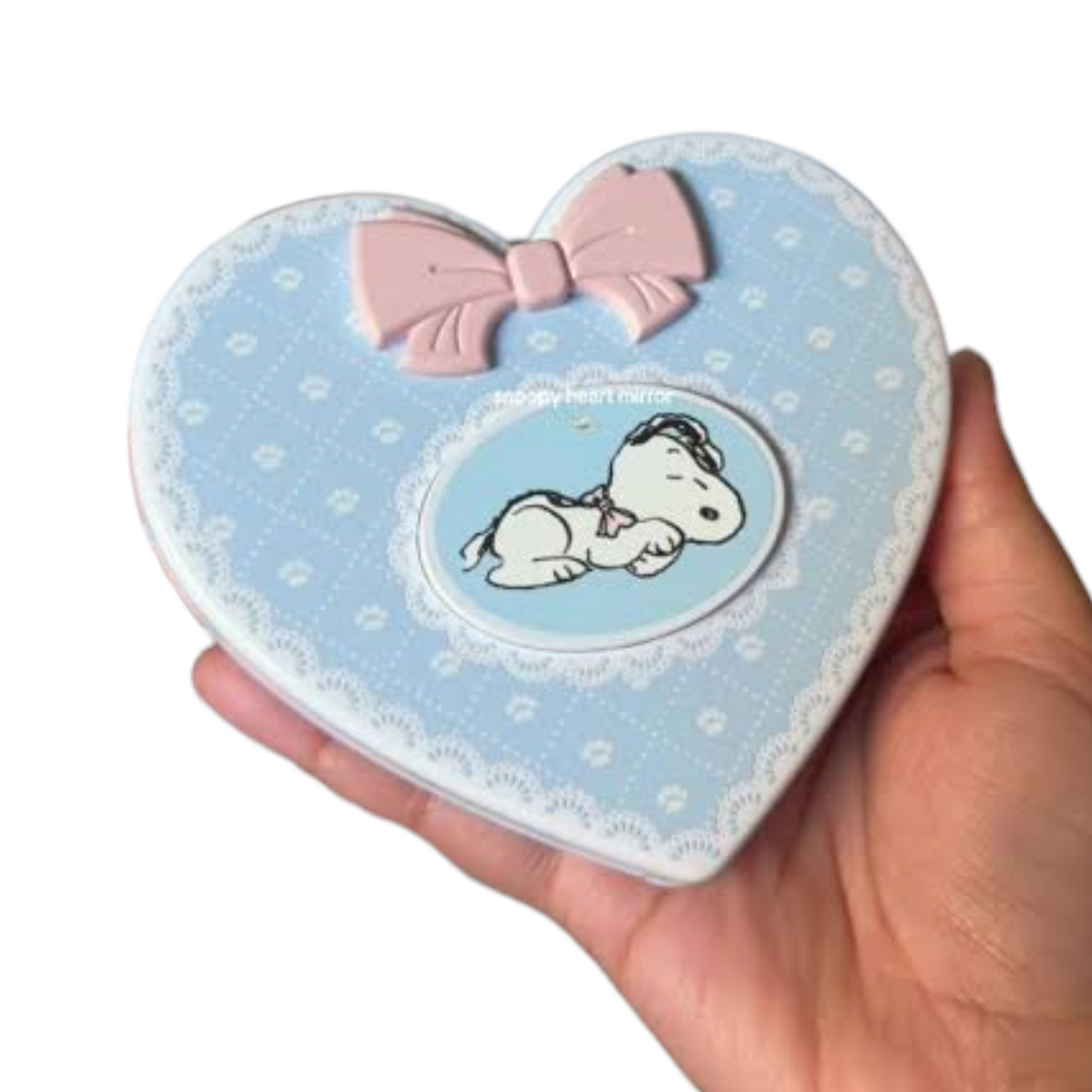 Impressions Vanity Snoopy Peanuts Espejo portátil. Con luz led touch y aumento. Recargable