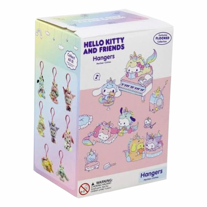 Hot Topic Hello Kitty and Friends llaveros terciopelo Unicornio Blind Box / Bag - Bolsa Sorpresa Aleatoria 1 pz
