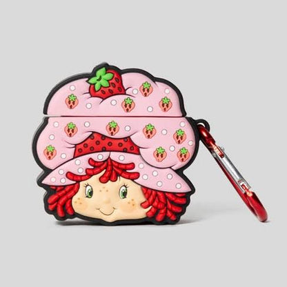 Rosita Fresita Case Airpods Gen 1 y 2 Strawberry Shortcake Earbuds funda para audífonos