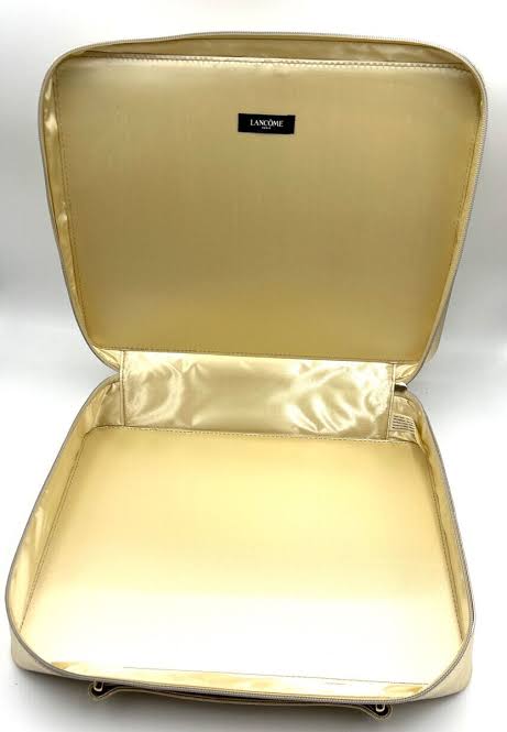 Neceser cosmetiquera maletin Train Case Lancome Original. Semi rígido