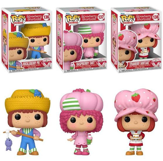 Colección 3 Funkos Rosita Fresita Strawberry Shortcake