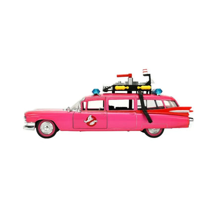 Jada Diecast Escala 1:24 Ecto-1 Rosa Cazafantasmas