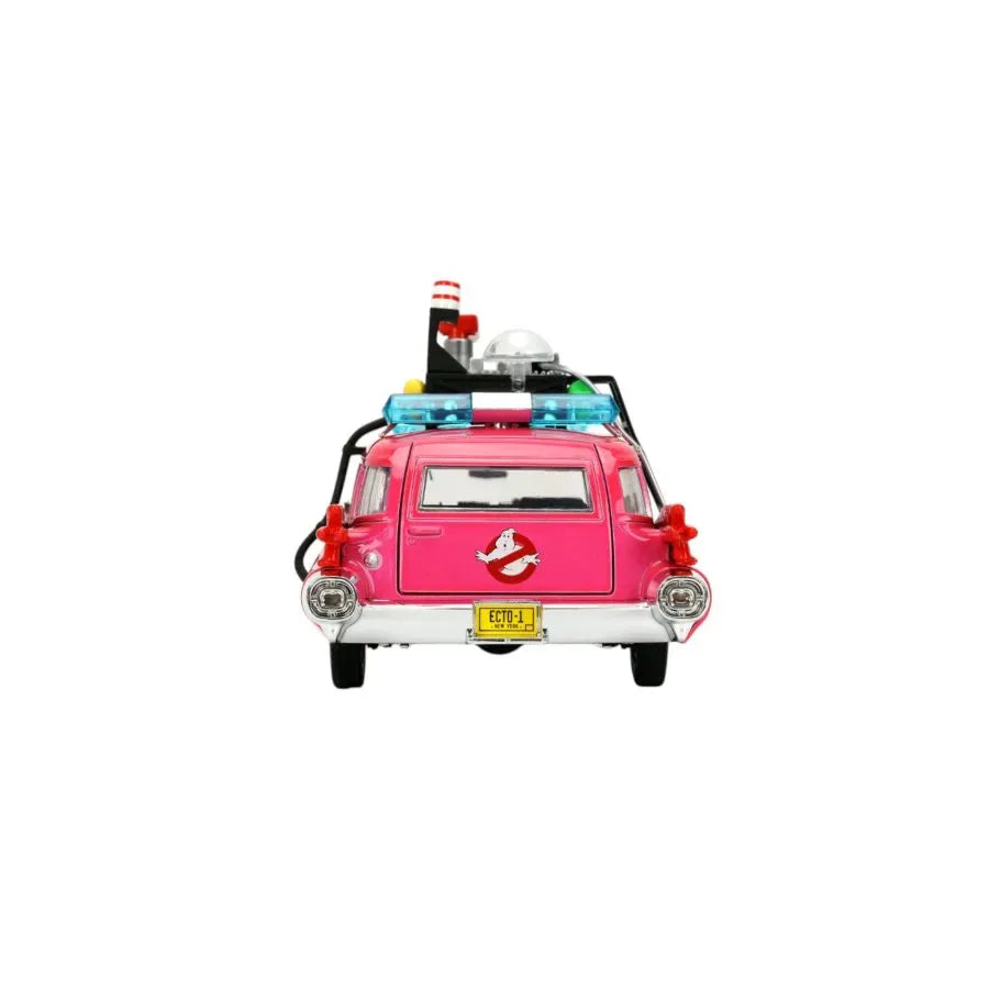 Jada Diecast Escala 1:24 Ecto-1 Rosa Cazafantasmas