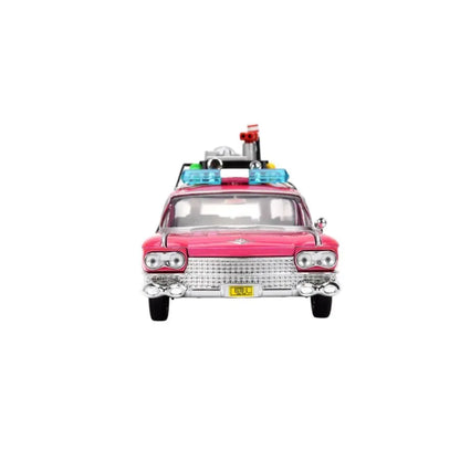 Jada Diecast Escala 1:24 Ecto-1 Rosa Cazafantasmas