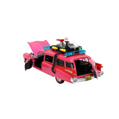 Jada Diecast Escala 1:24 Ecto-1 Rosa Cazafantasmas