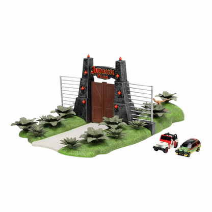 Jada Diecast Diorama Jurassic Park Puerta Nano Scene
