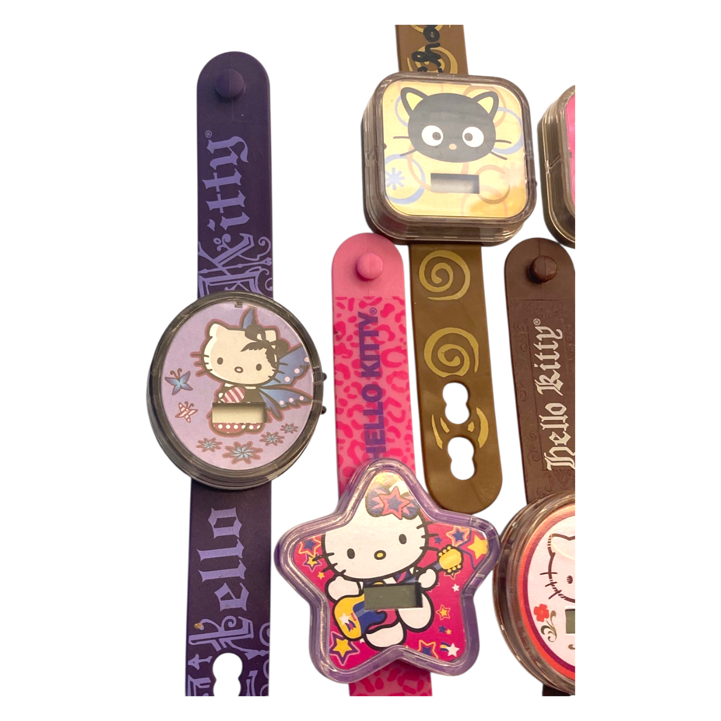 McDonald's Happy Meal Hello Kitty Sanrio año 2008 Reloj Digital diámetro muñeca 18 cms necesitan batería nueva.