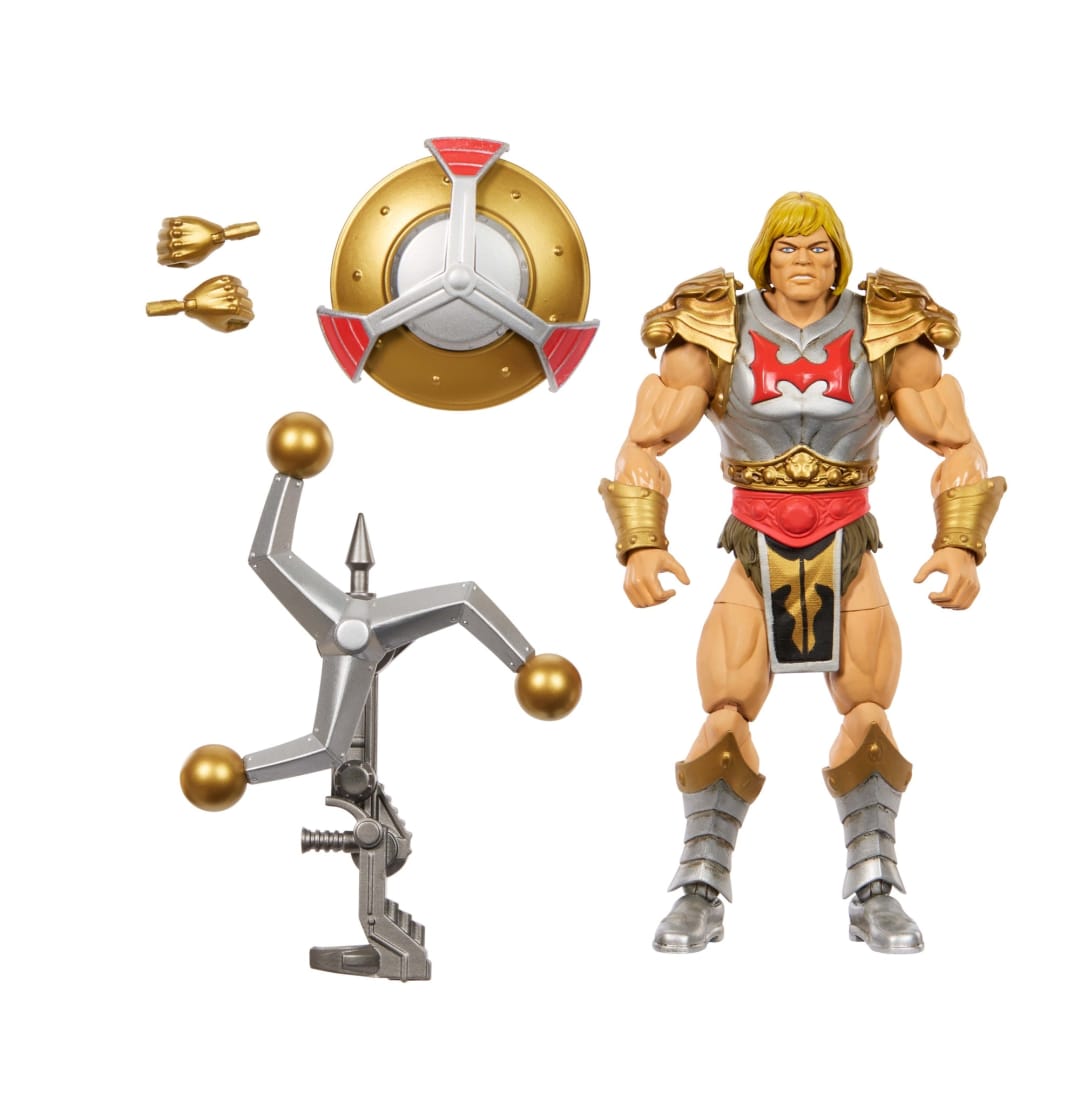 Masters Universe Masterverse New Eternia Flying Fists He-Man MOTU Action Figure 30 Articulaciones