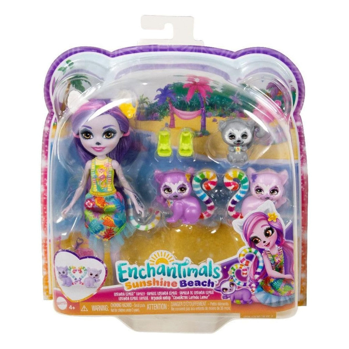 Enchantimals Sunshine Beach Lorinda Lemur