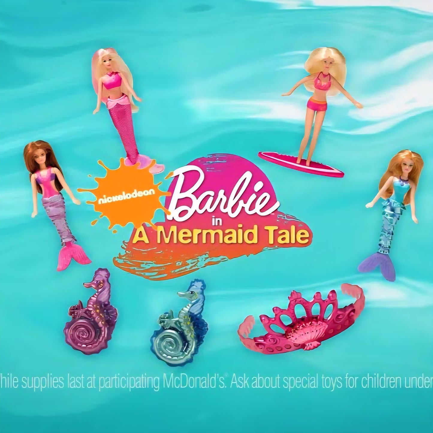 McDonald's Happy Meal Barbie Mermaid Tale año 2010