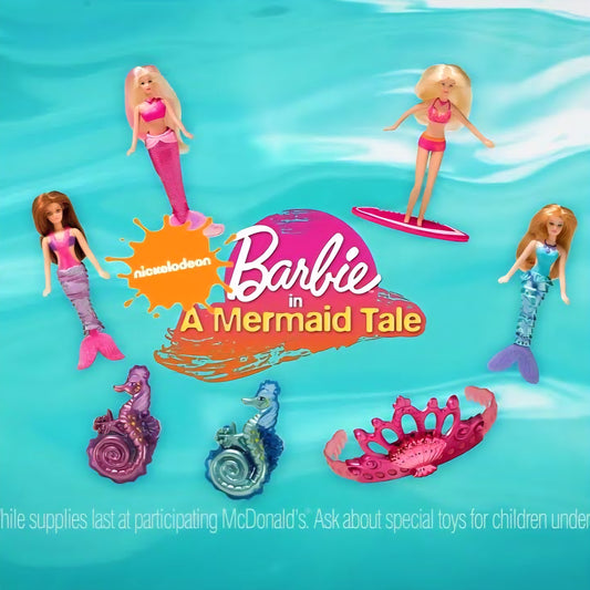 McDonald's Happy Meal Barbie Mermaid Tale año 2010