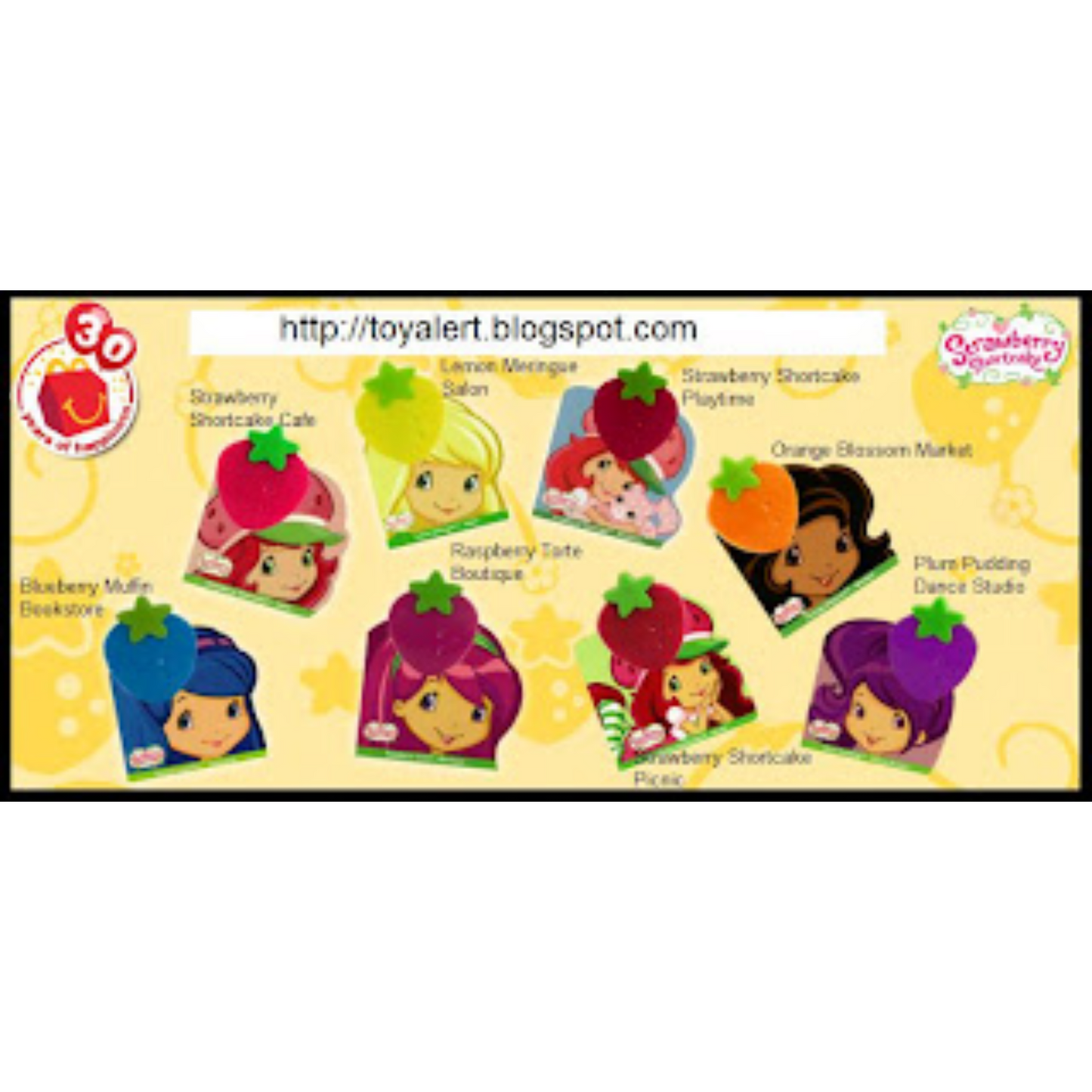 McDonald's Happy Meal Rosita Fresita año 2009 cuadernito con sello (probablemente necesiten hidratar por edad)