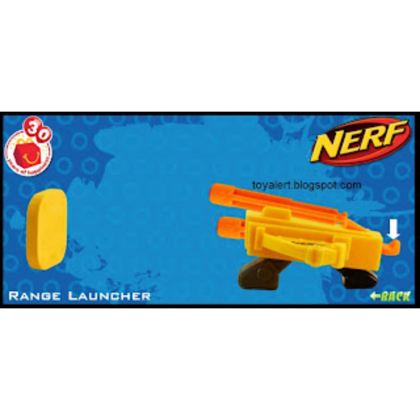 McDonald's Happy Meal Nerf año 2009