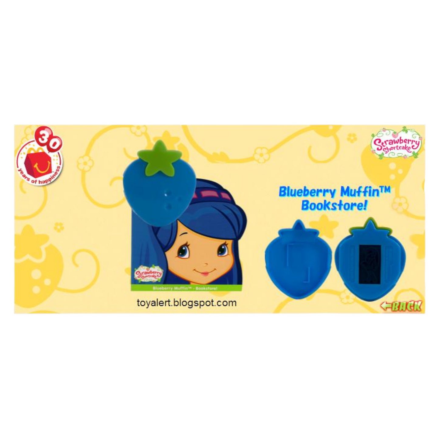 McDonald's Happy Meal Rosita Fresita año 2009 cuadernito con sello (probablemente necesiten hidratar por edad)