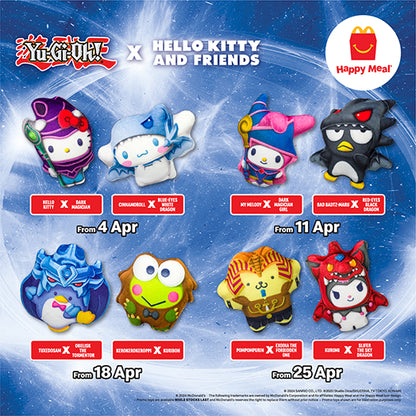 McDonald's Happy Meal Hello Kitty and friends Sanrio Yu-gi-oh año 2024 *Segunda Mano sin empaque*