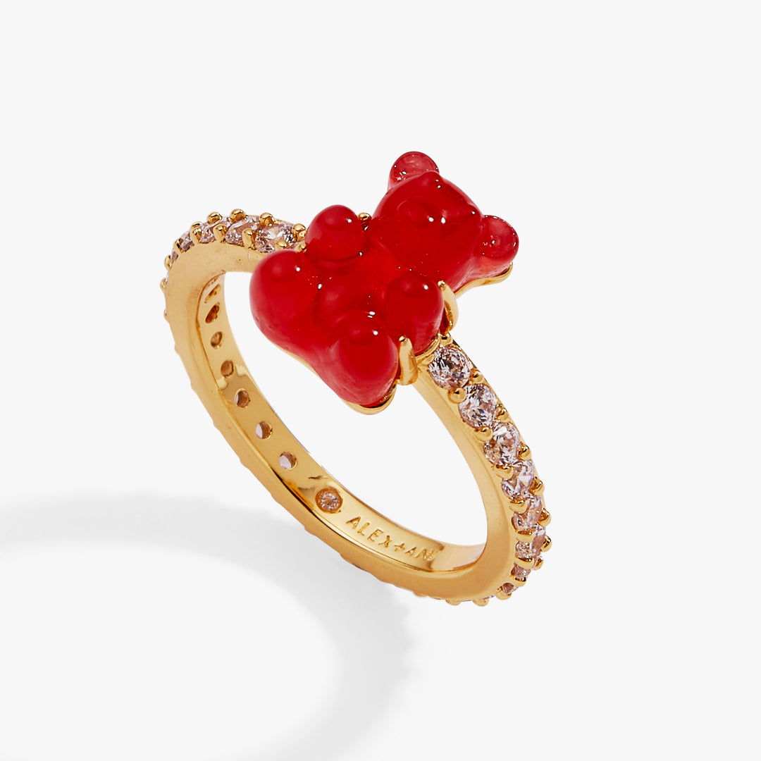 🌟ENTREGA INMEDIATA🌟 Alex + Ani ORIGINAL Anillo talla 7 Gummy bear Pandita Original