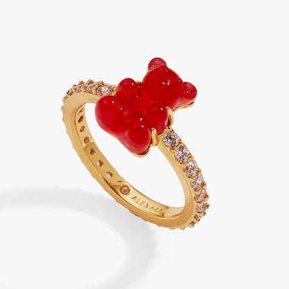 🌟ENTREGA INMEDIATA🌟 Alex + Ani ORIGINAL Anillo talla 7 Gummy bear Pandita Original