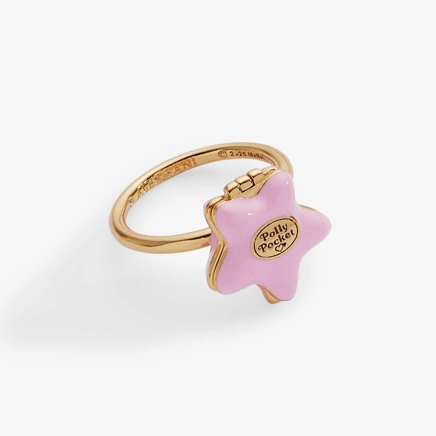 ENTREGA INMEDIATA Anillo  Polly Pocket Alex+Ani ORIGINAL Joyeria Original Licencia Mattel talla 7