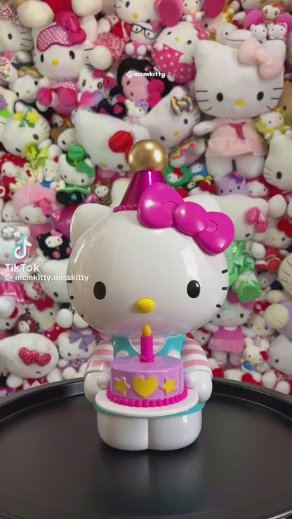 Hello kitty gigante a control remoto lanza Confetti 🎊🎉 (caja empaque maltratado)