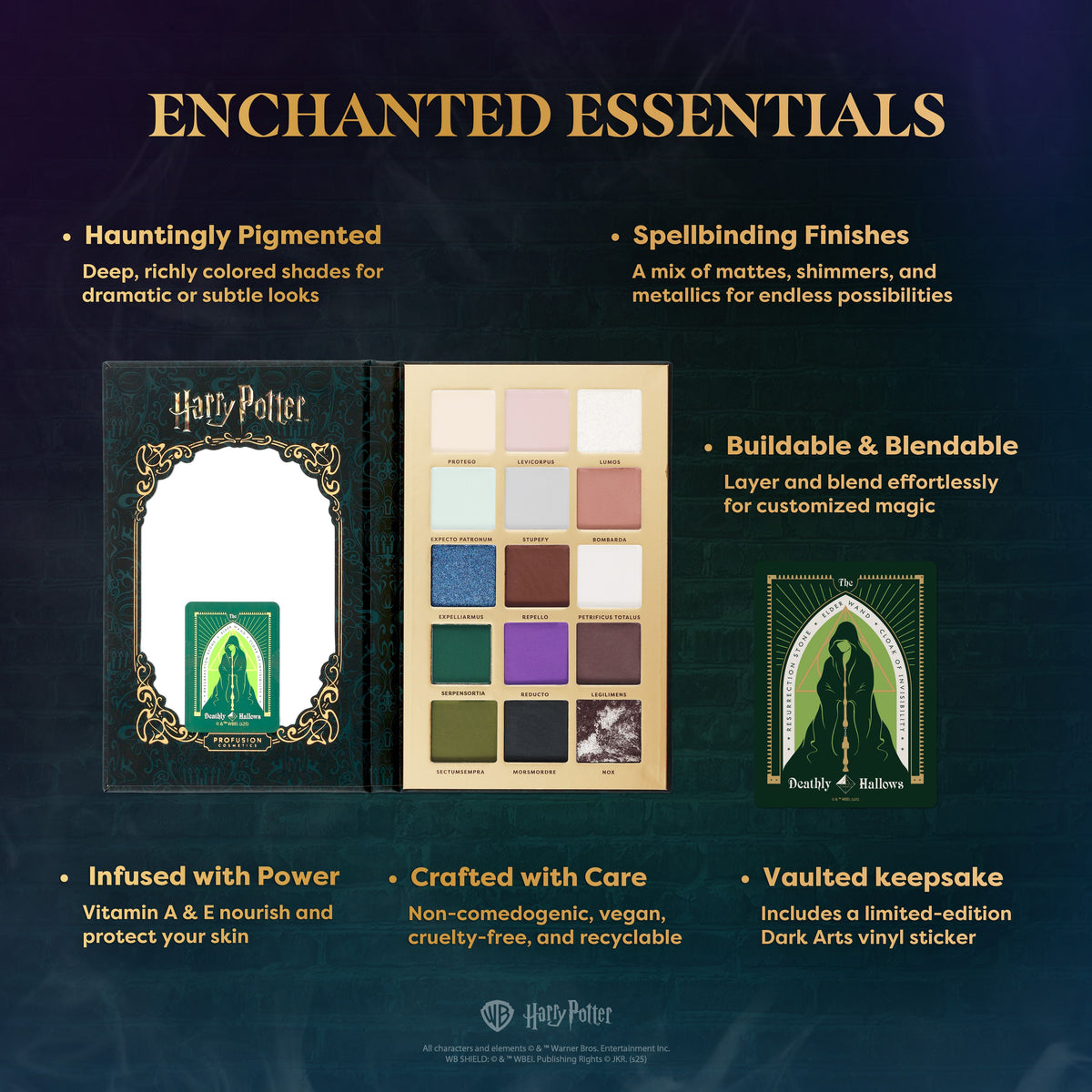 ⚠️ PREVENTA Maquillaje Harry Potter Dark arts Sombras