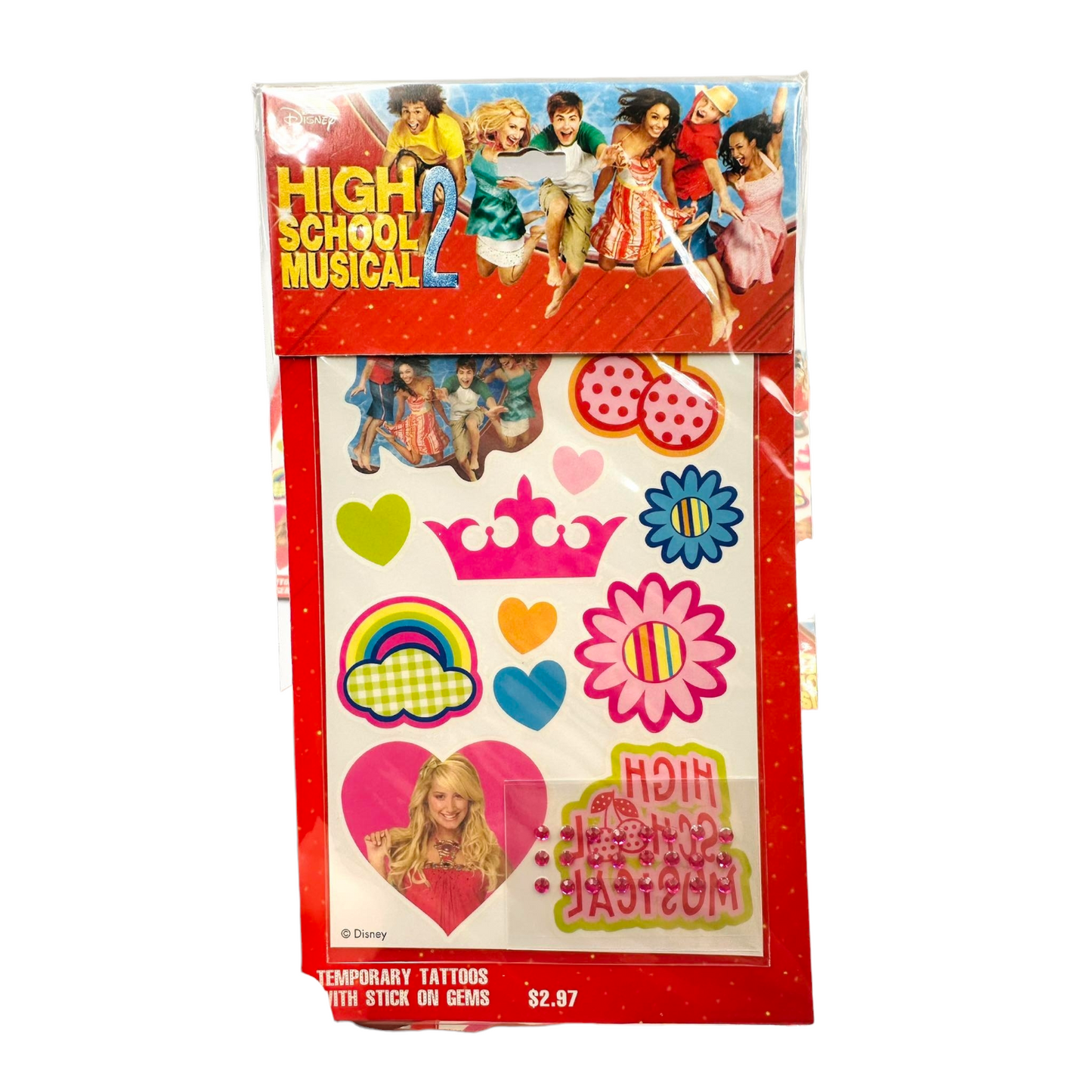 Años 2000s High school Musical Vintage Tatuajes temporales