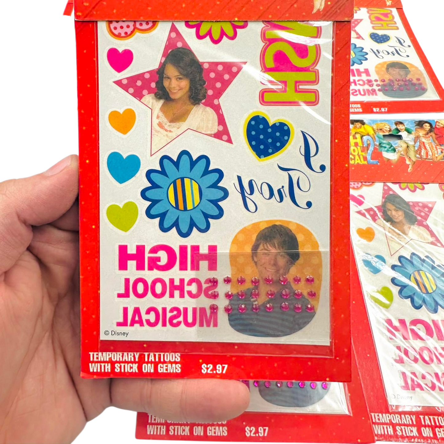 Años 2000s High school Musical Vintage Tatuajes temporales