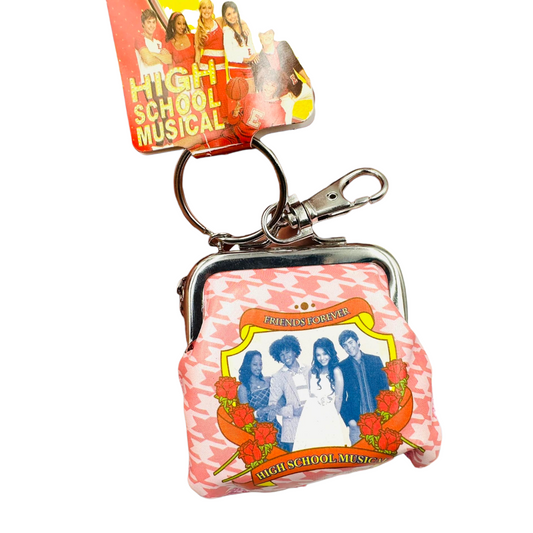 Años 2000s High School Musical Vintage Mini Monedero llavero