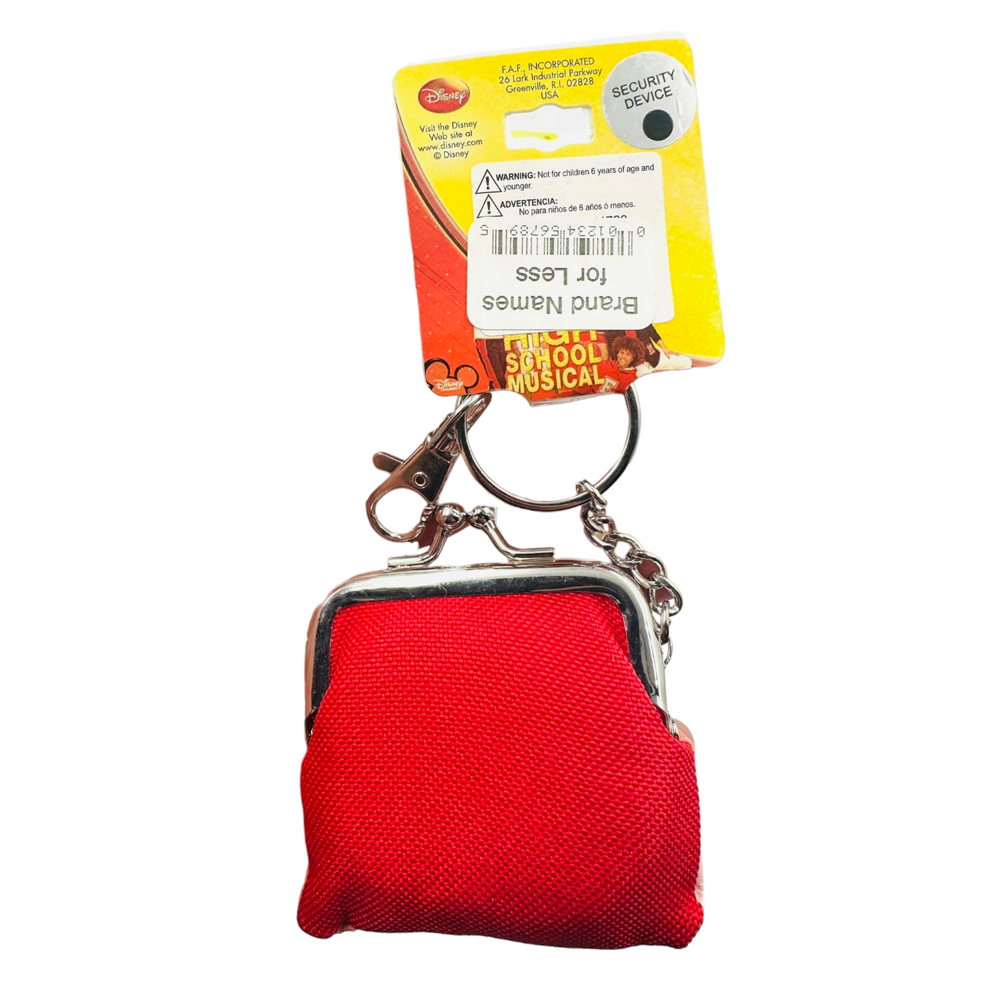 Años 2000s High School Musical Vintage Mini Monedero llavero
