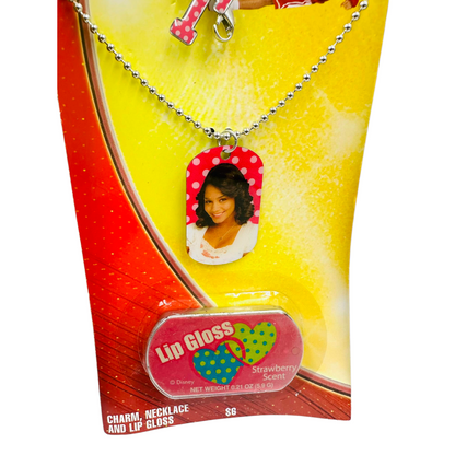 Años 2000s High school Musical Vintage Collar Fantasía con Lip gloss (tiene muchos años, no usar, pero puedes rellenarlo)
