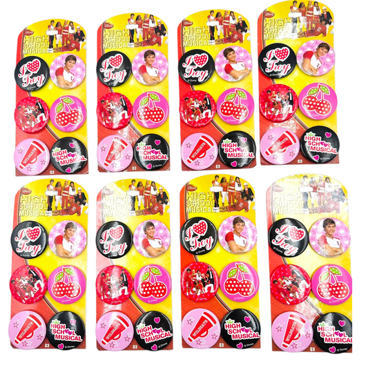 Años 2000s High school Musical Vintage Set de Botones Pines