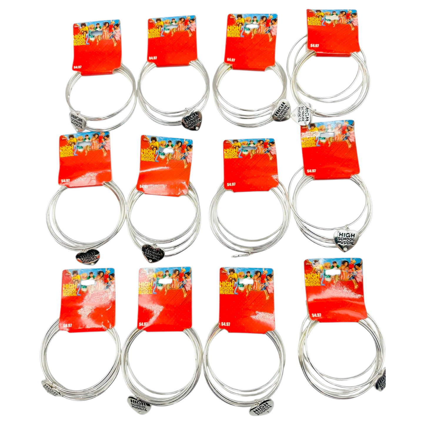 Años 2000s High school Musical Vintage Pulseras metalicas Fantasía