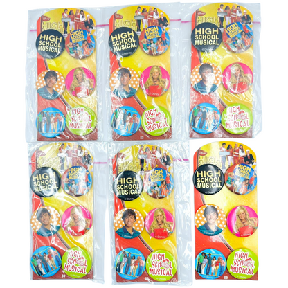 Años 2000s High school Musical Vintage Set de Botones Pines