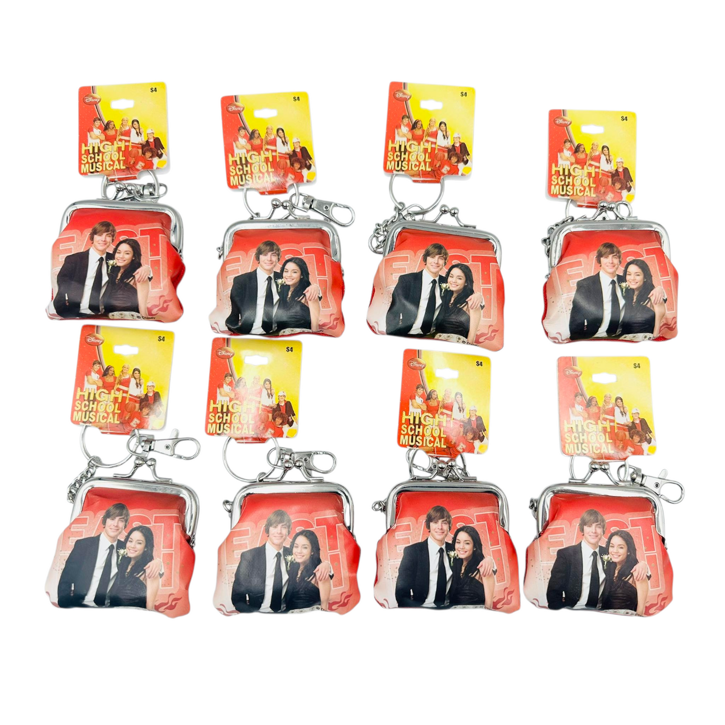 Años 2000s High School Musical Vintage Mini Monedero llavero