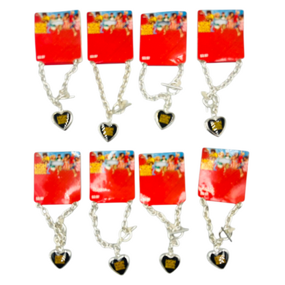 Años 2000s High school Musical Vintage Pulseras con relicario metalicas Locket Fantasía