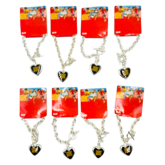 Años 2000s High school Musical Vintage Pulseras con relicario metalicas Locket Fantasía