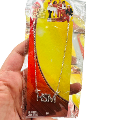 Años 2000s High school Musical Vintage Collar Fantasía cristales blancos o verde cu