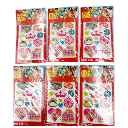 Años 2000s High school Musical Vintage Tatuajes temporales