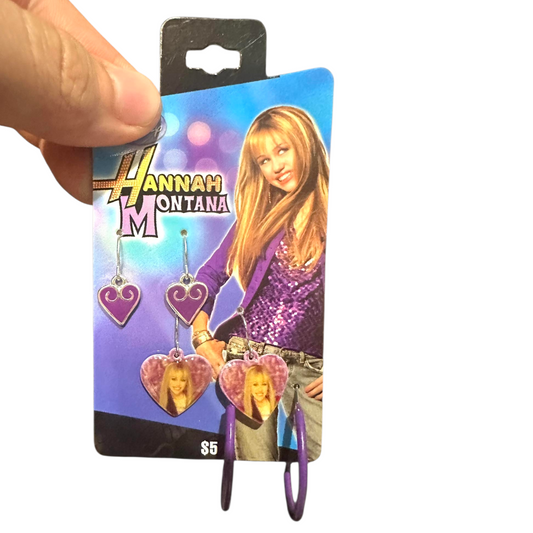 Años 2000s Hannah Montana Vintage Aretes