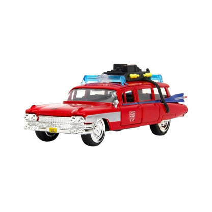 Jada Diecast Escala 1:32 Ecto-1 x Transformers