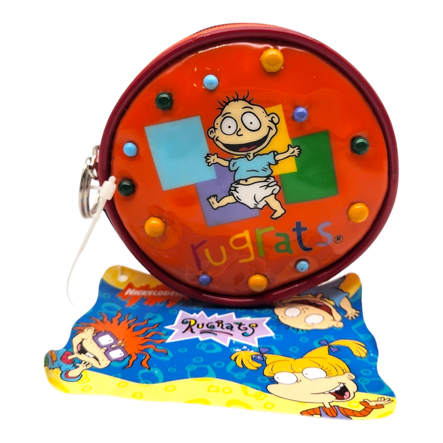 Monedero Rugrats Vintage Viacom charol naranja