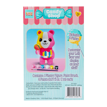 Cerámica para pintar (incluye pinturas) osito lollipop DIY