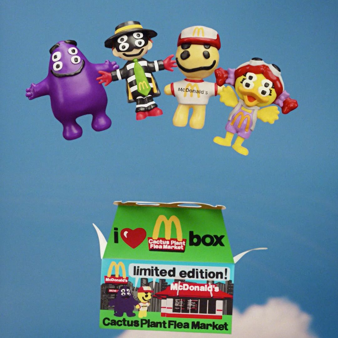 McDonald's Happy Meal Cactus Plant Flea Market Adult Collector año 2022