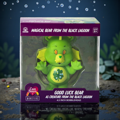 Care bears Halloween Monstruo de la laguna figura bobblehead 11.4 cms aprox