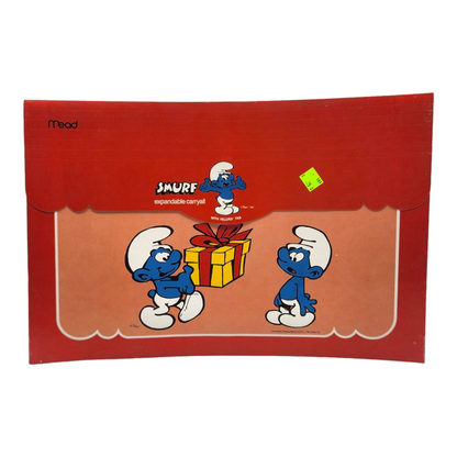 The Smurfs Folder Oficio Vintage Pitufos plegable plano de cartoncillo