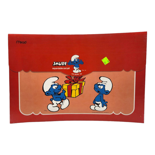 The Smurfs Folder Oficio Vintage Pitufos plegable plano de cartoncillo