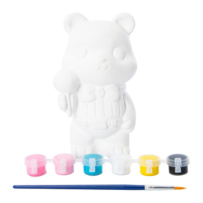 Cerámica para pintar (incluye pinturas) osito lollipop DIY