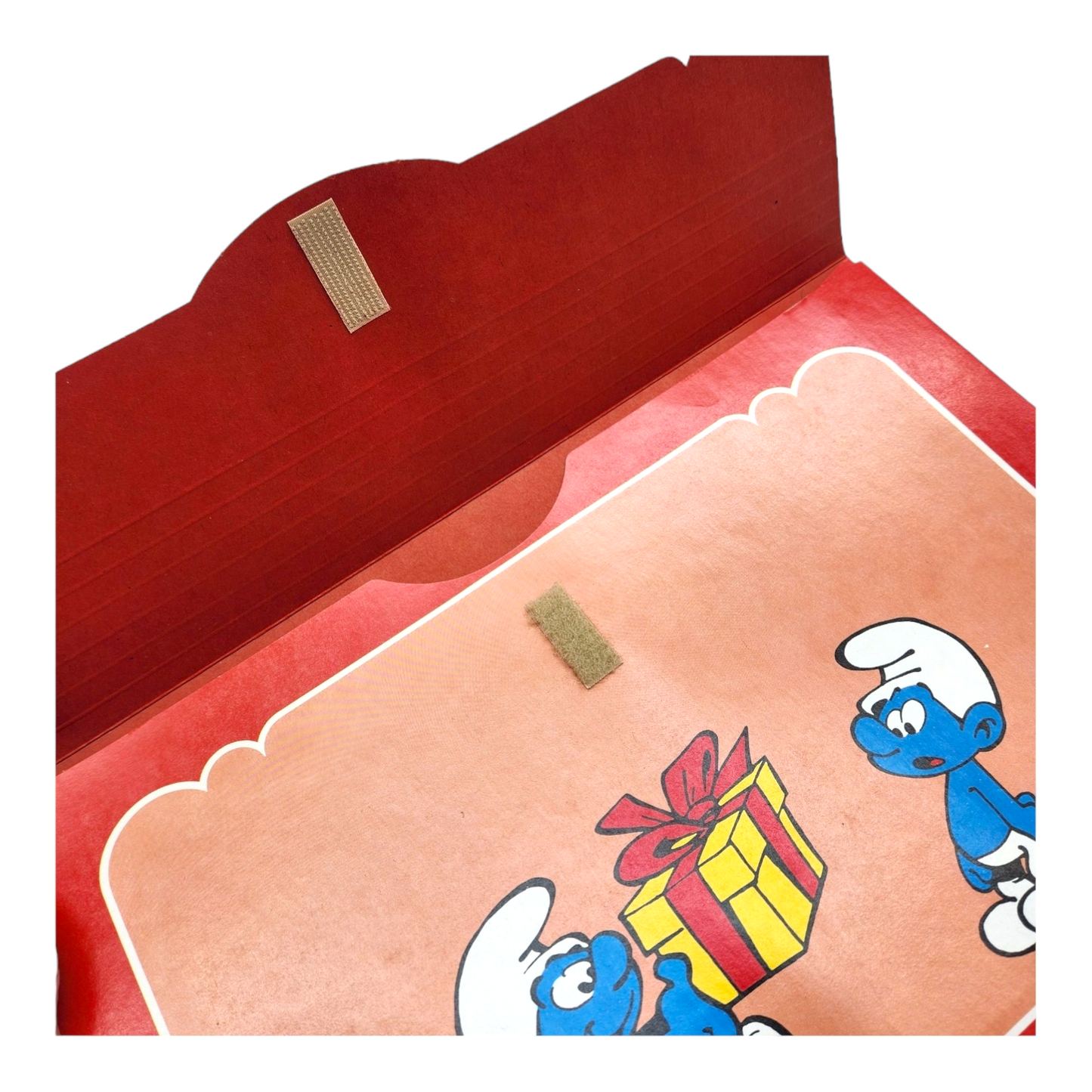 The Smurfs Folder Oficio Vintage Pitufos plegable plano de cartoncillo