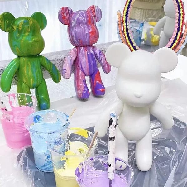 Fluid Bear DIY - Oso para Pintar con Pintura Fluida 26 cm