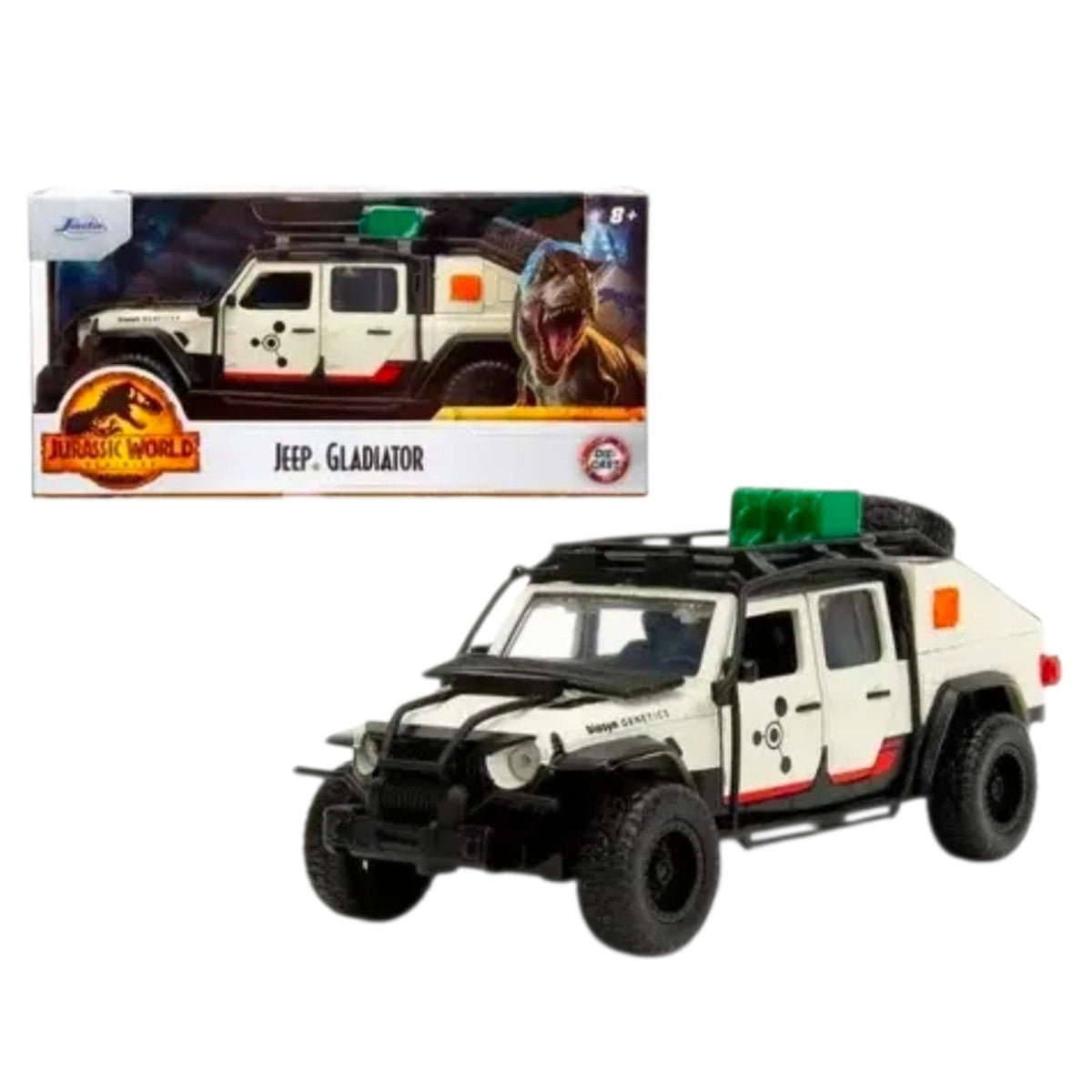 Jada Diecast Escala 1:32 Jurassic World Jeep Gladiator