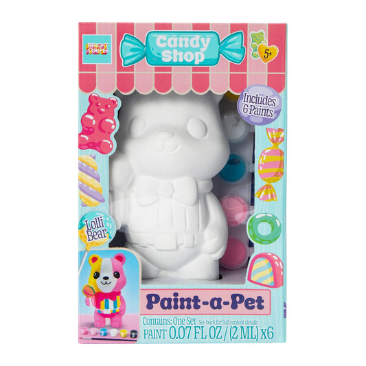 Cerámica para pintar (incluye pinturas) osito lollipop DIY